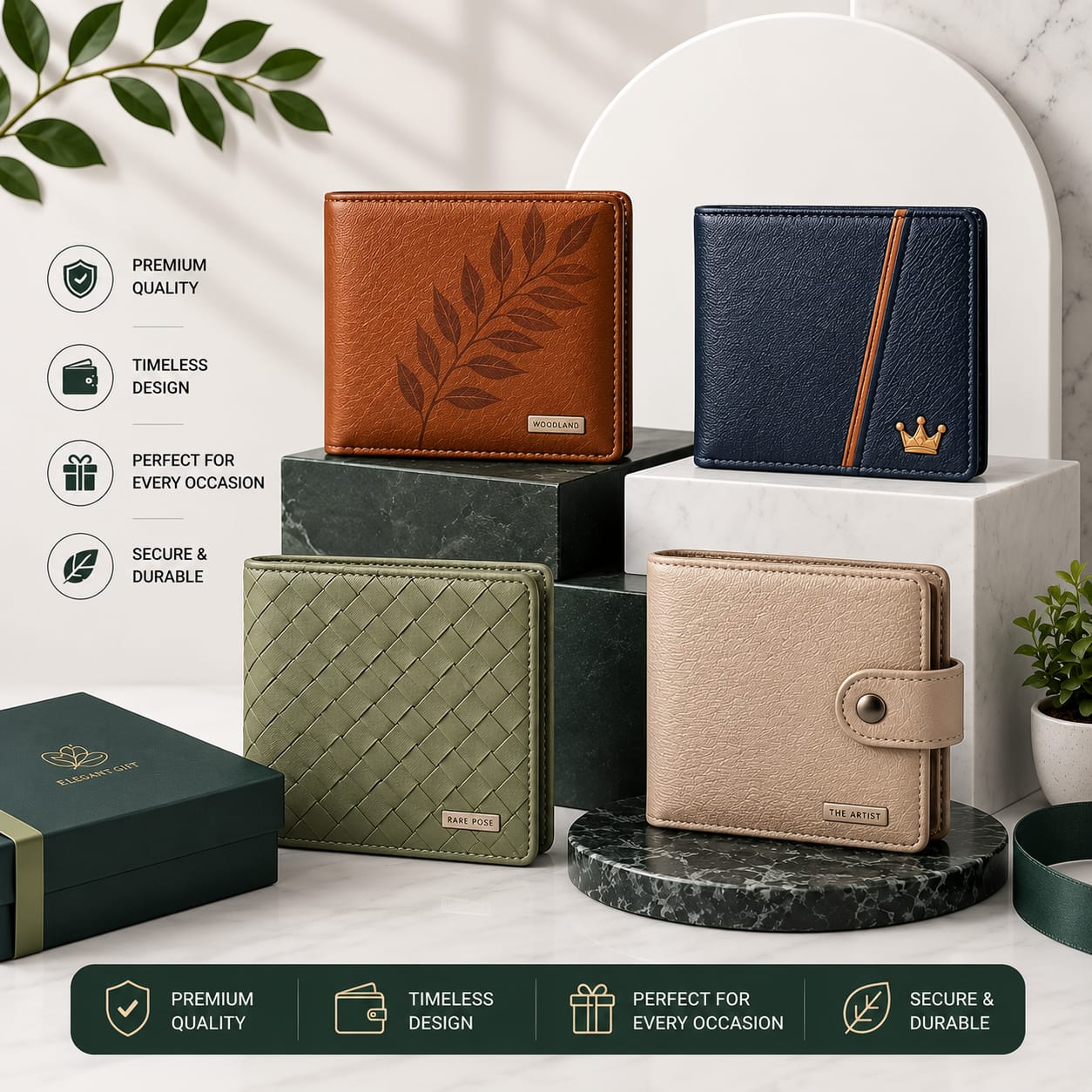 Premium Leather Wallets