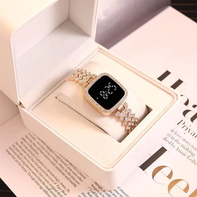 Luxury Crystal Smart Touch Watch For Women