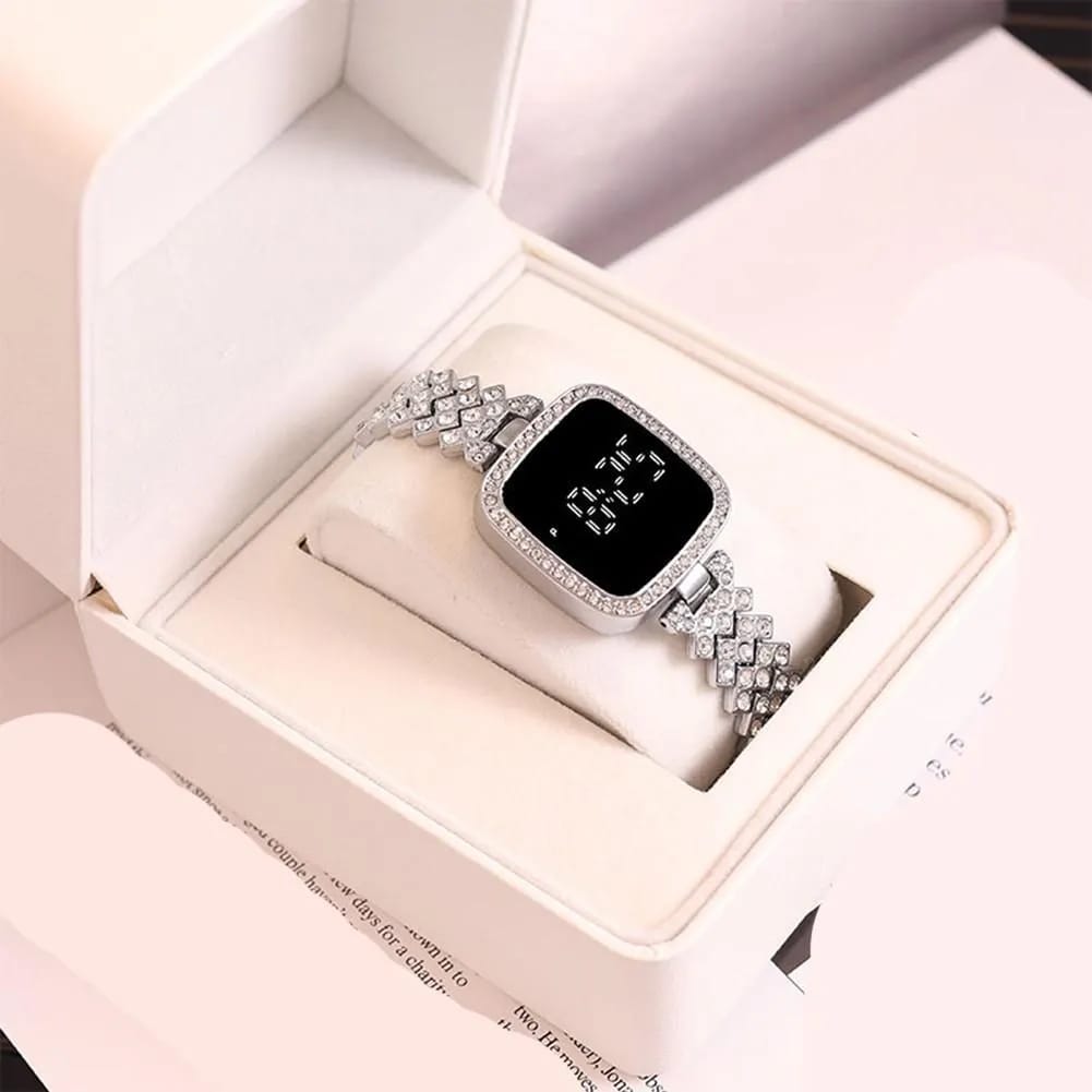 Luxury Crystal Smart Touch Watch For Women