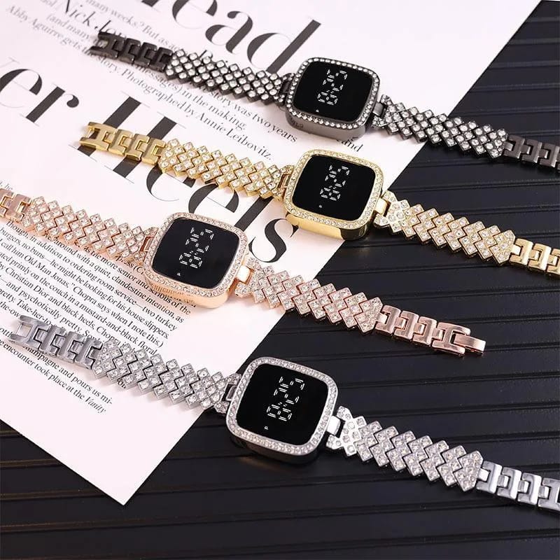Luxury Crystal Smart Touch Watch For Women