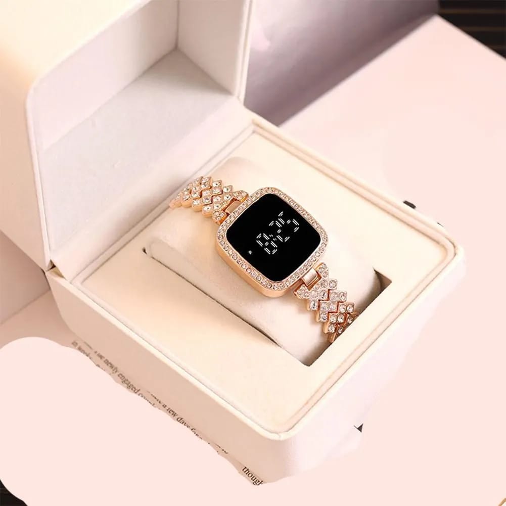 Luxury Crystal Smart Touch Watch For Women