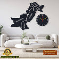Premium Pakistan Wooden Wall Map Clock